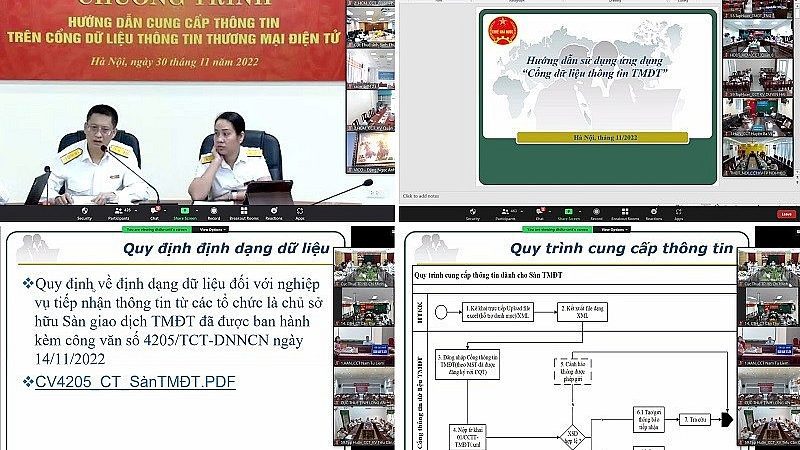 Chậm nhất 31/1/2023 sàn thương mại điện tử phải cung cấp thông tin