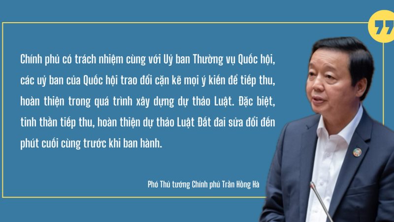 Nỗ lực không ngừng để có Luật Đất đai tốt nhất